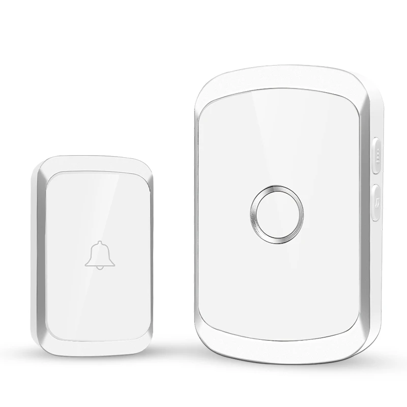Smart Wireless Doorbell Door Chime Kit No Socket Required 300M/984 FT Remote 38 Songs Melodies Sound Home Door Bell Battery Type