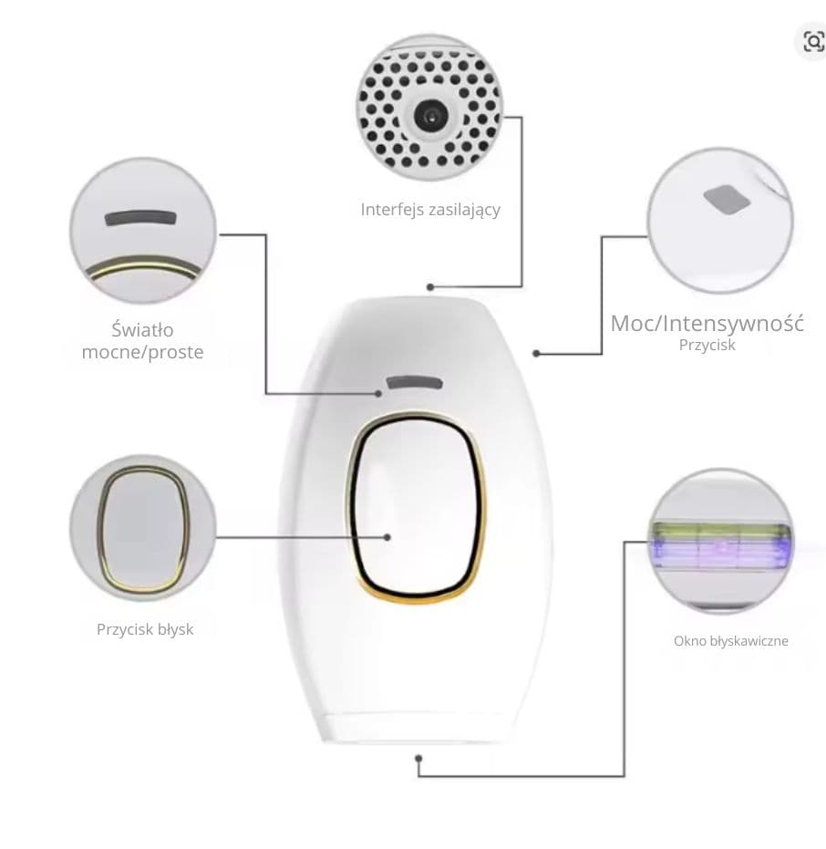 Depilator laserowy do ciała