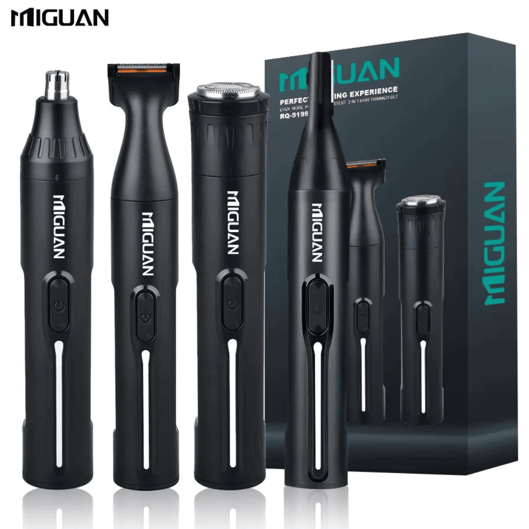 Golarka 4w1 dla mężczyzn USB: nos/uszy, broda, brwi